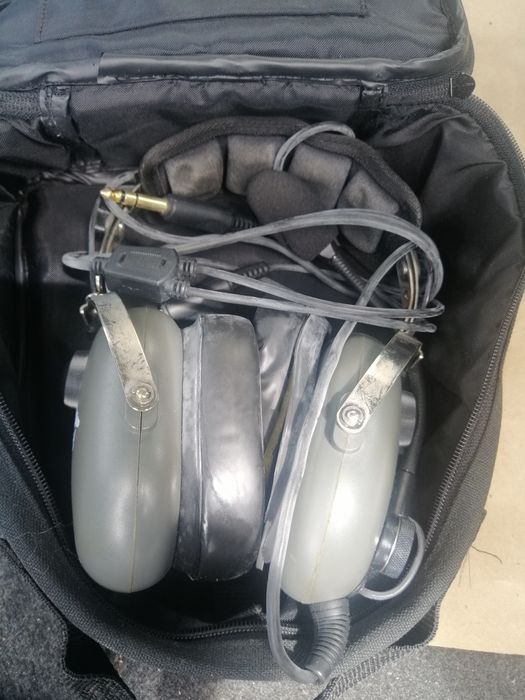 Auriculares de piloto.