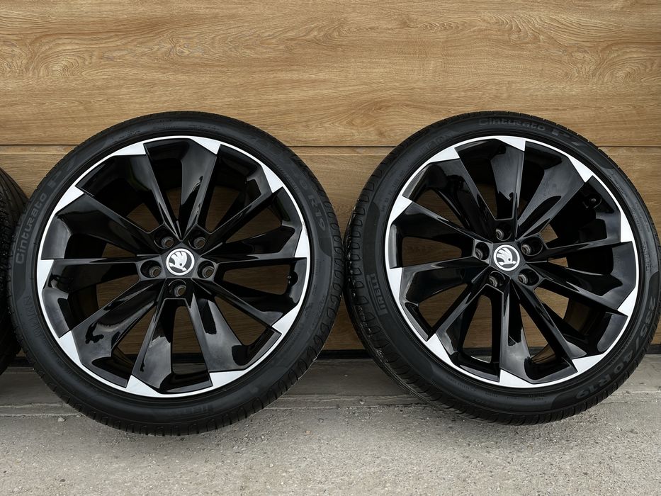 Felgi 19 5x112 Skoda SuperNova superB Octavia Seat VW *Pirelli
