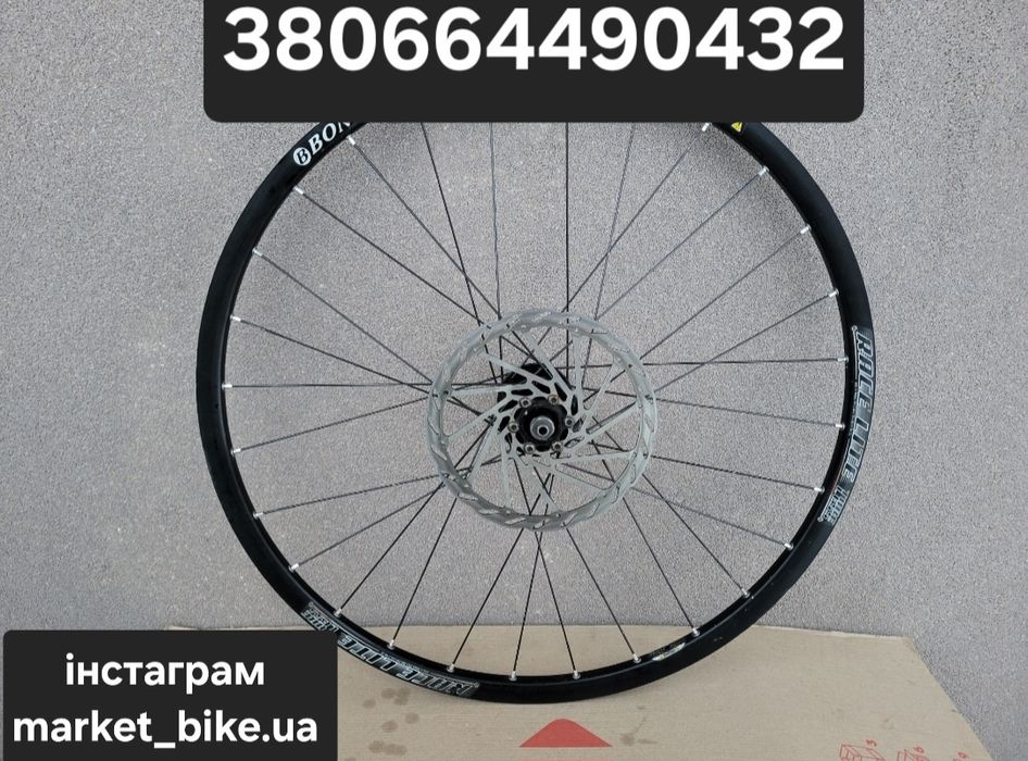 Заднє колесо Bontrager Race Lite Tubeless 
Розмір 26 дюймів 
Втулка DT