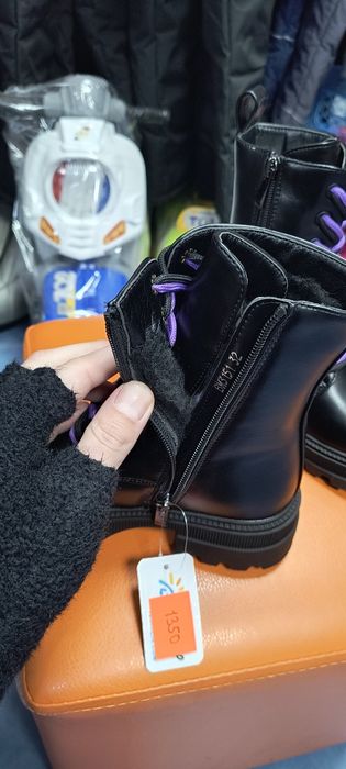 Акція! Зимові дитячі черевики Bessky. 32-37 .взуття на дівчинку