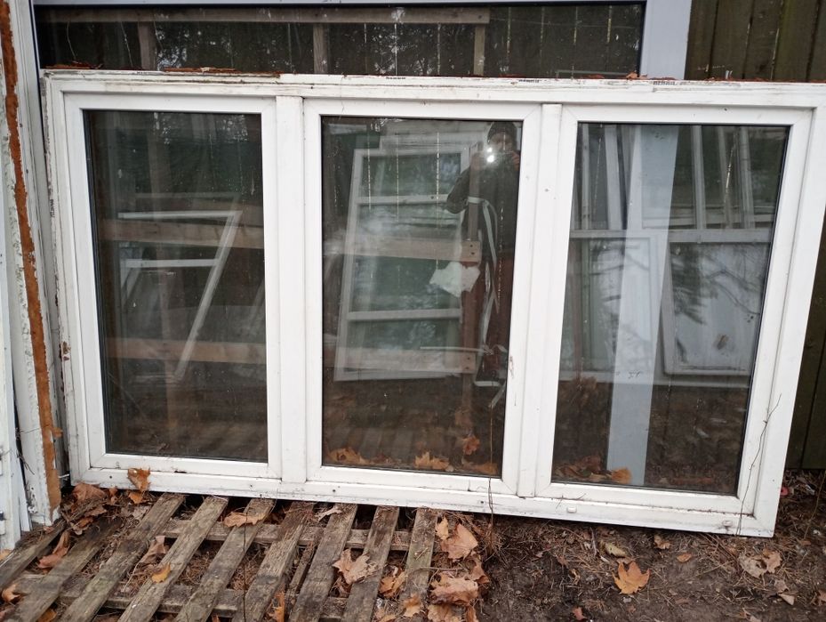 Okno 245 x 145 cm pcv polecam!