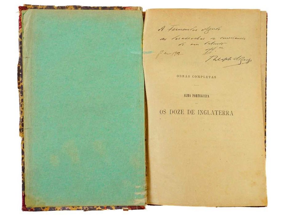 Teófilo Braga –Primeira edição com dedicatória