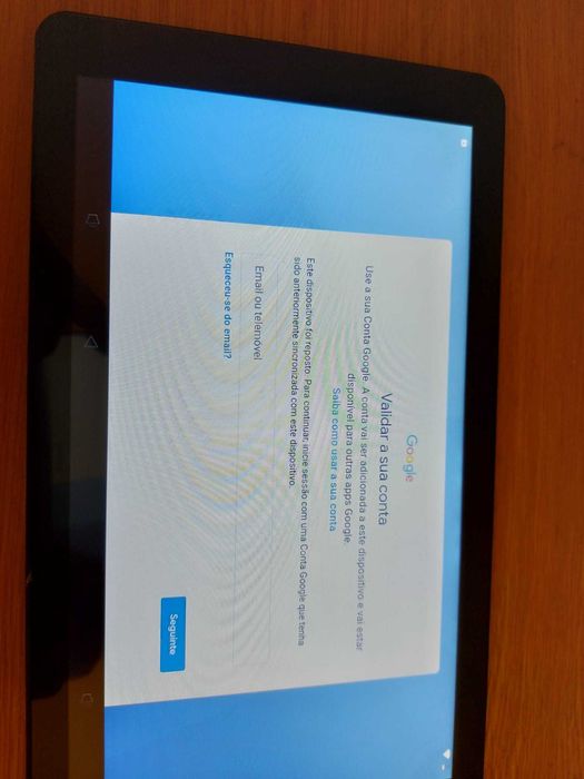 TABLET Denver TAQ-10283 Bloqueado com conta Google