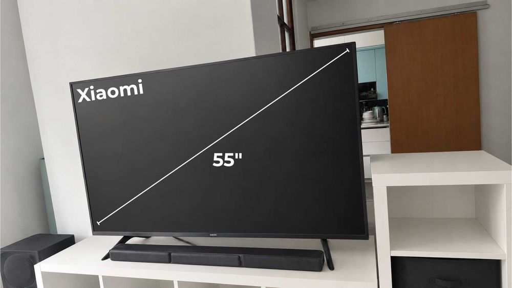 Televisão Xiaomi 55 polegadas.