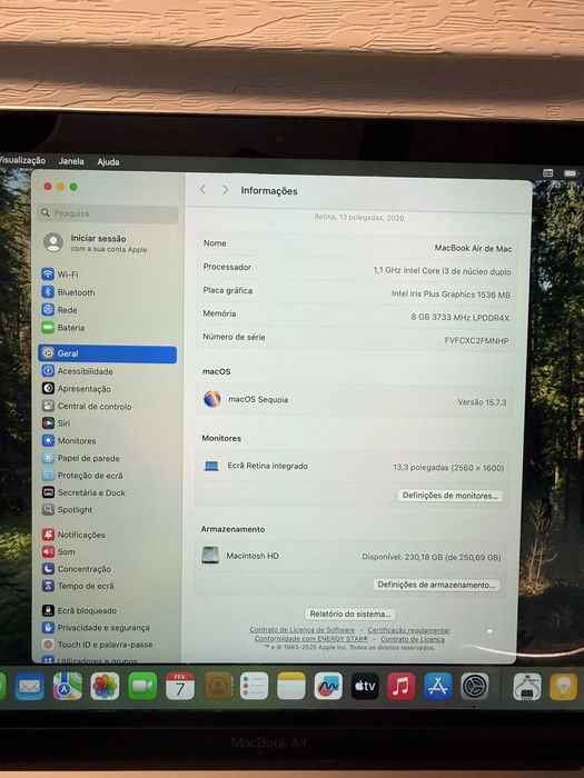 Apple Macbook Air 13” 2020 INTEL