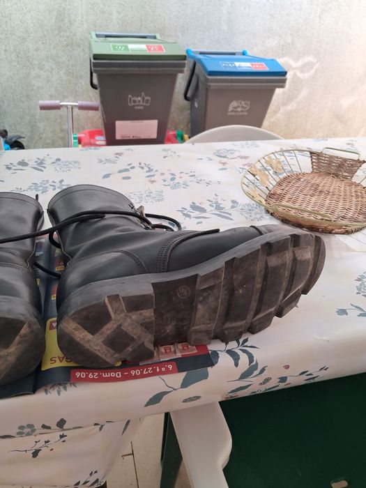 Botas dos paraquedistas Espanhóis