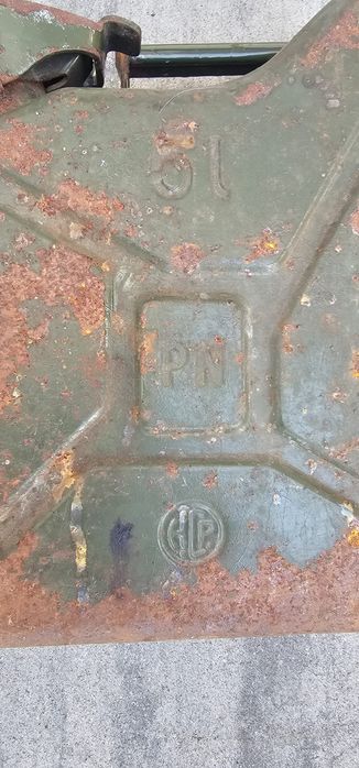 Kanister metalowy 5l PRL