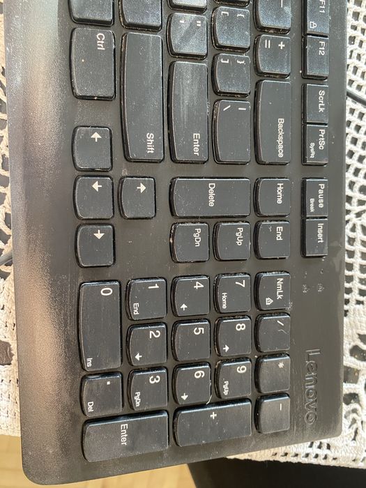 Klawiatura lenovo + mysz