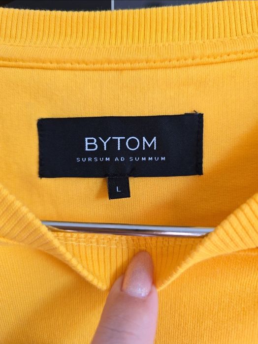 Bluza bawełniana BYTOM r.L unisex żółta damska męska
