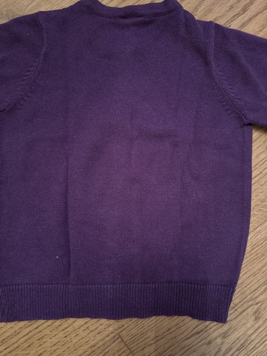 Sweter niemowlęcy fioletowy, H&M, rozm. 68, 4-6 mies.