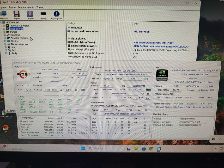 komputer pełny zestaw AMD 4