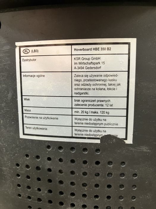 Deskorolka elektryczna Hoverboard