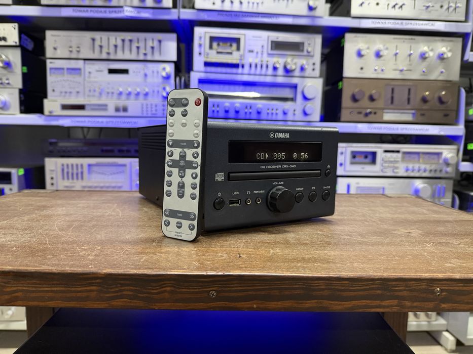 ‼️ Wieża Yamaha CRX-040 z wbudowanym odtwarzaczem CD i USB, Audio Room