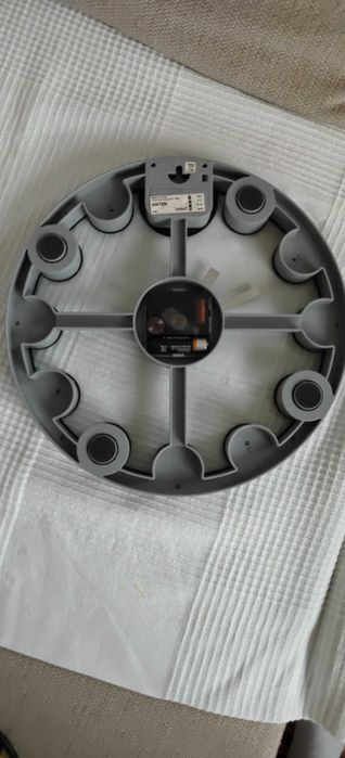 waga zegar IKEA Anten szkło metal 30 cm