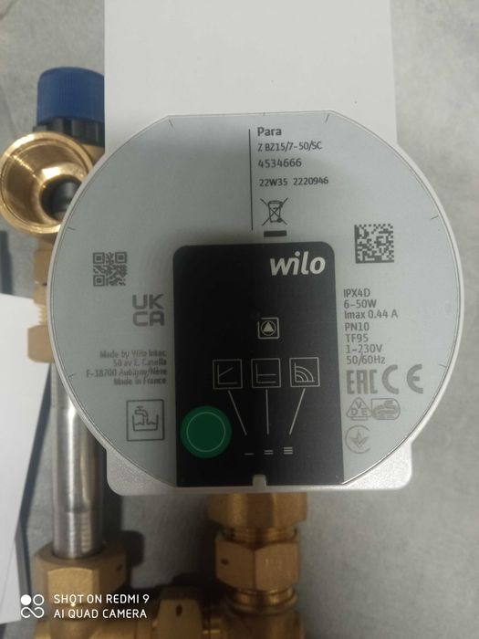 Pompka cyrkulacyjna wilo para