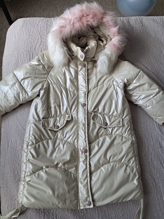 Зимова курточка-пальтішко для дівчинки