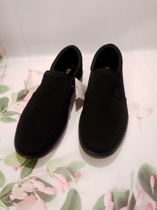 Buty męskie na lato tenisówki ażurowe trampki Comfort & Soft rozm.45