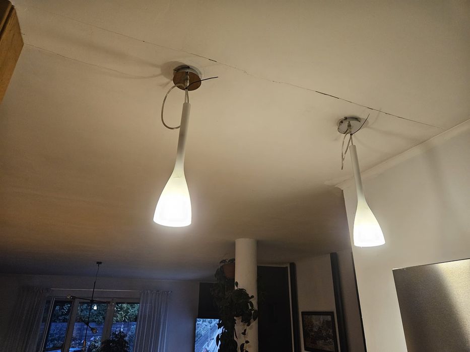 Lampy wiszące Ideal Lux białe