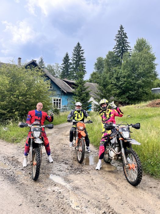 Прокат мотоциклів Карпати ,енудро,підбайки.TemaMototour