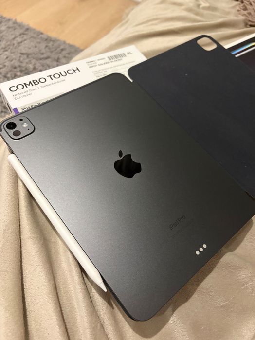 iPad Pro m4 11 cali 256 GBP + Pencil pro + combo touch + etui apple