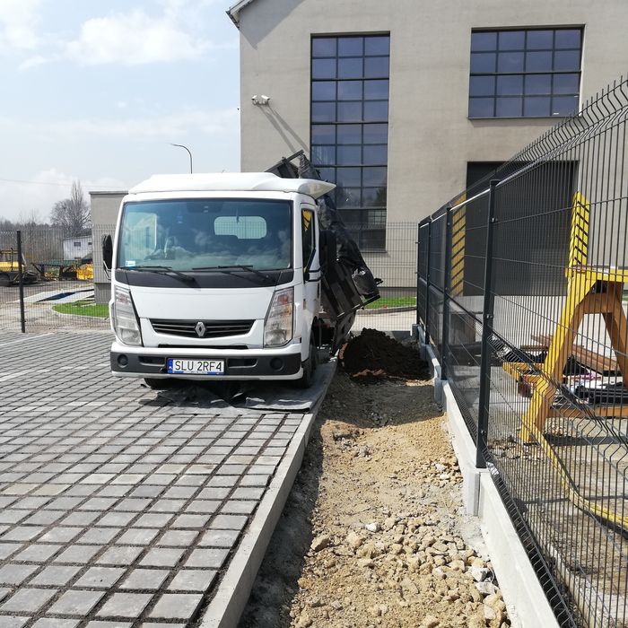 Transport Usługi wywrotka DMC 3.5t Minikoparka