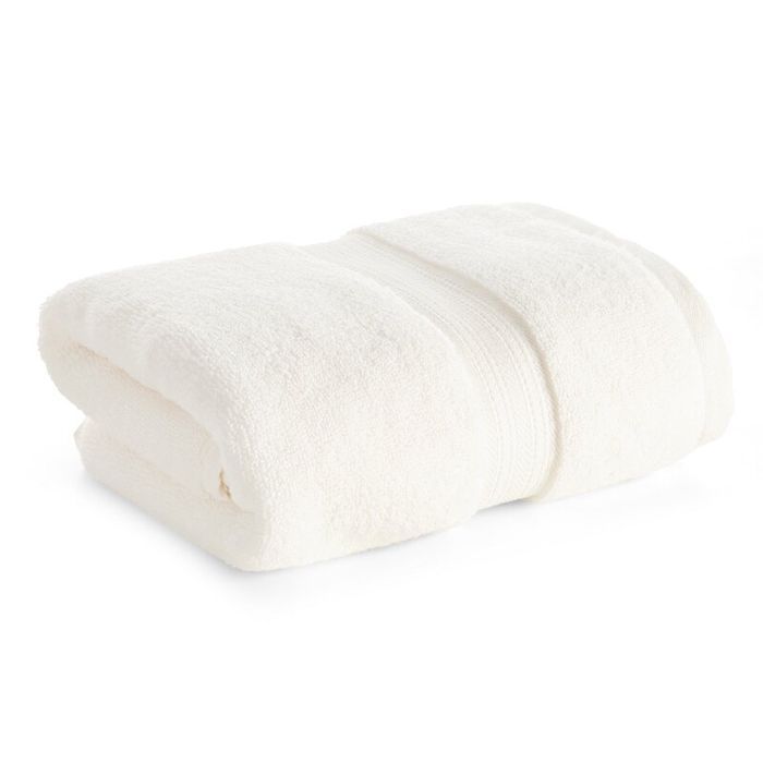 Ręcznik Ada 30x50 01 kremowy z bordiurą 520g/m2 frotte