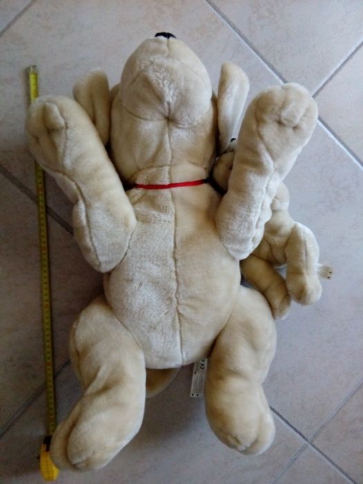 Cão de pelúcia 60 cm - 2 unidades
