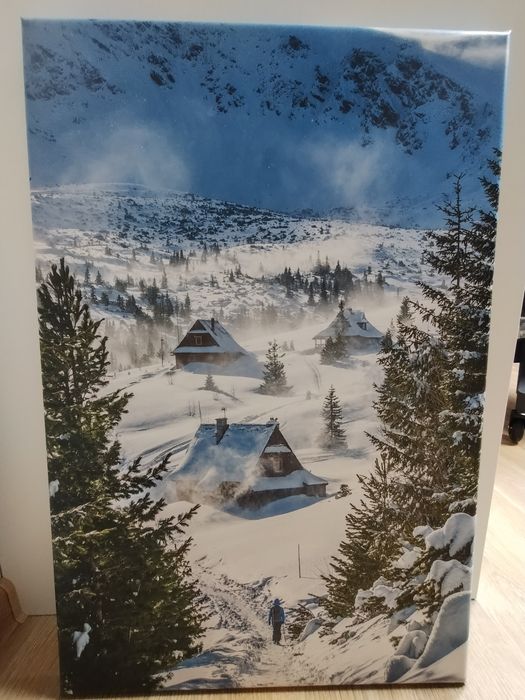 Obraz Grafika na drewnianej ramie