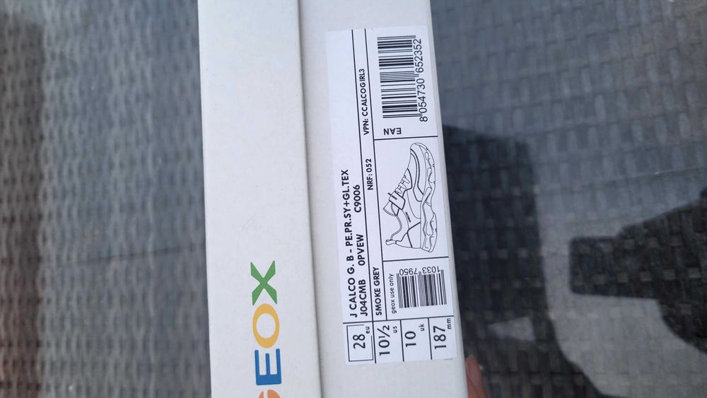 sapatilhas menina - geox - tamanho 28