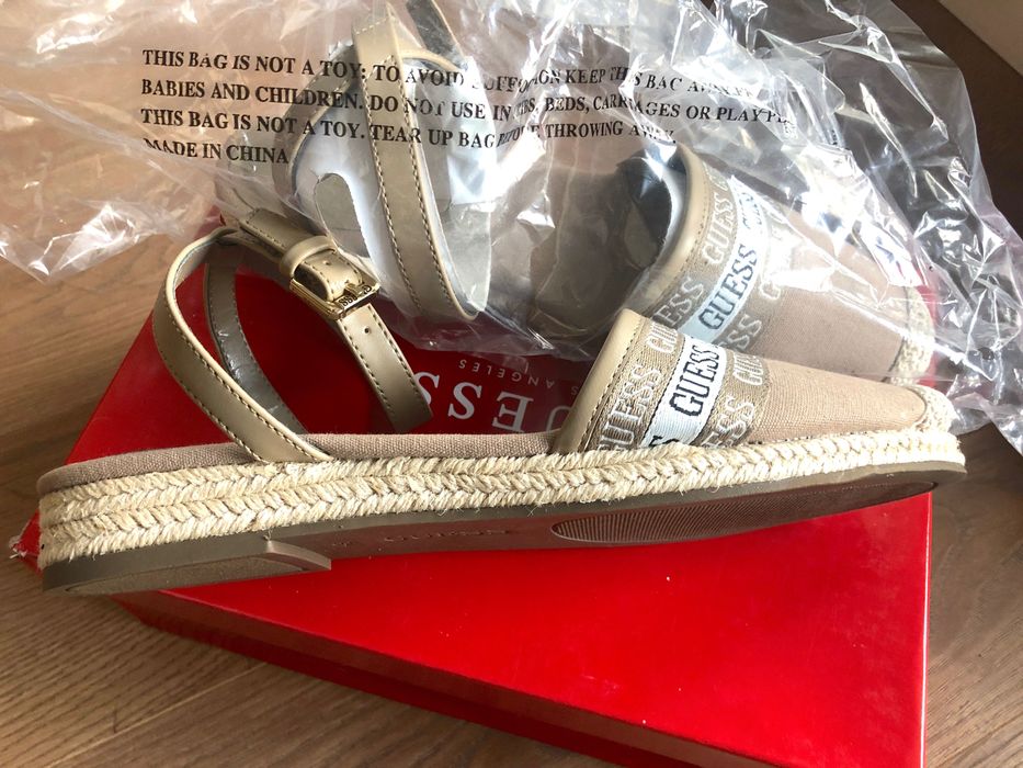 Guess espadryle sandaly roz 38