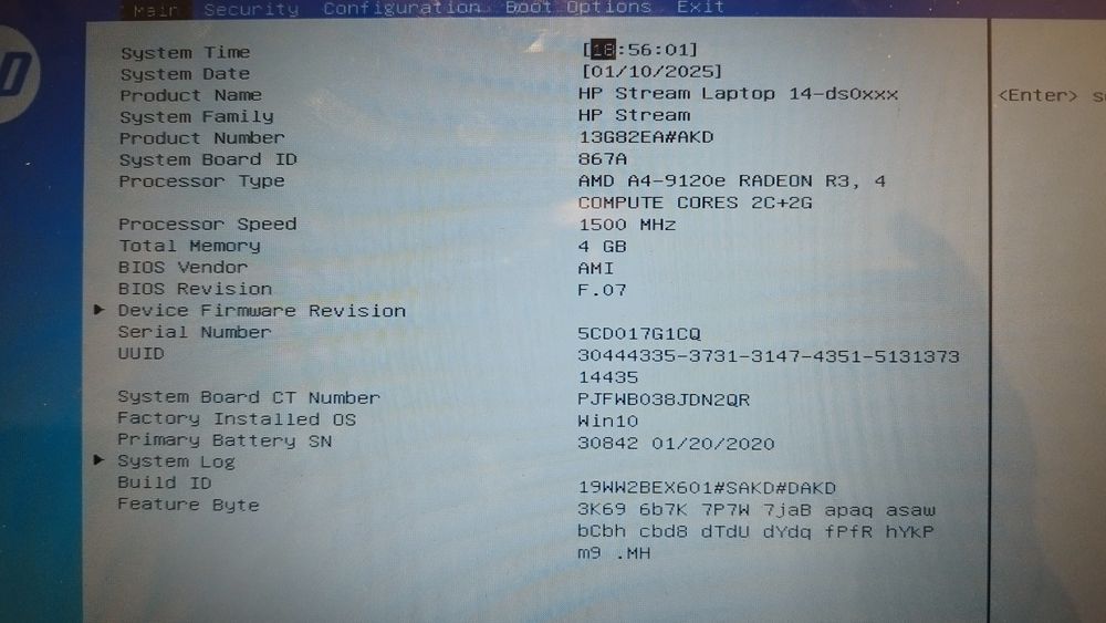 Części laptopa HP Stream palmrest klawiatura płyta główna bateria