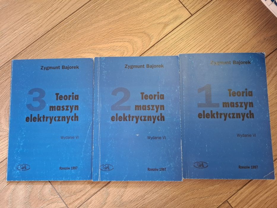 "Teoria maszyn elektrycznych" autorstwa Zygmunta Bajorka.
