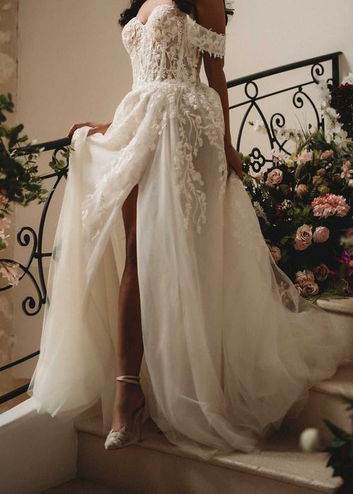 Nowa SUKNIA Z MANEKINA Suknia Ślubna Annais Angela roz.38