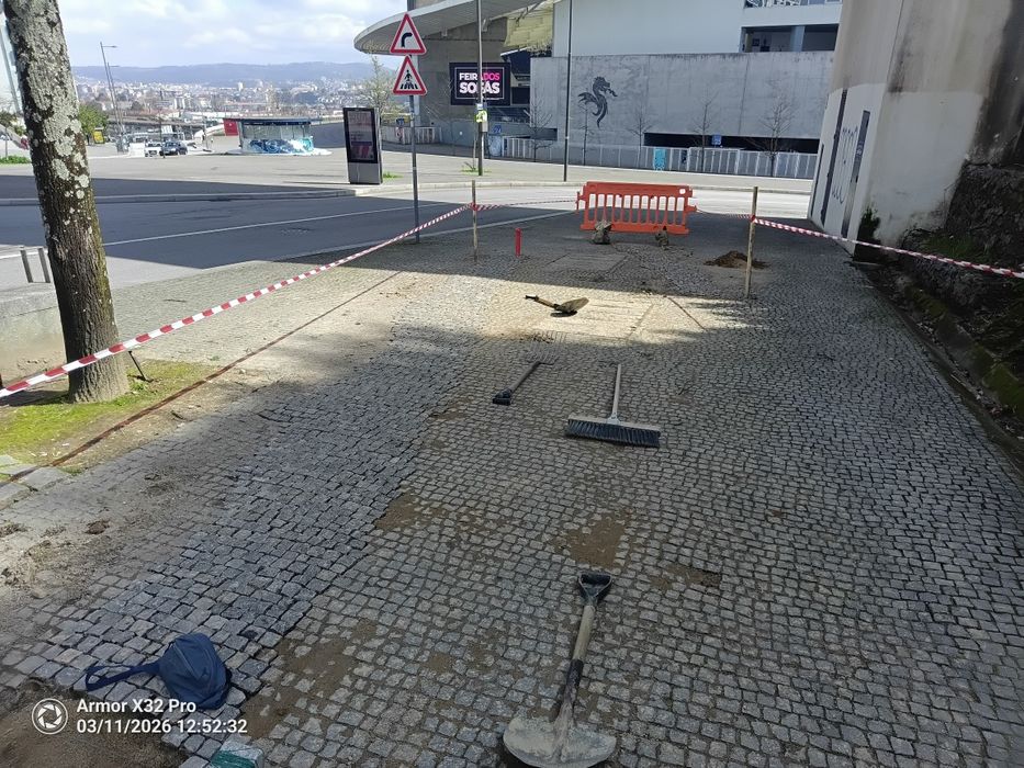 Calçada em Granito   Obras Públicas e Privadas