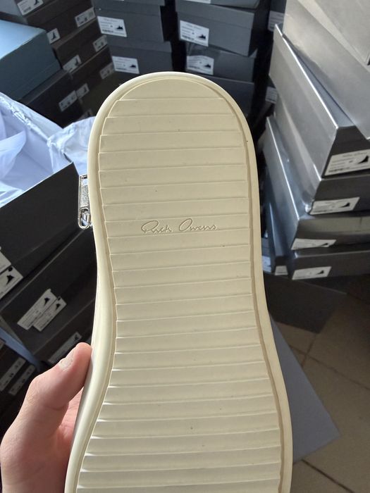 Rick Owens Ramones White Higt Top/Кеди Rick Owens Ramones/size 38-44