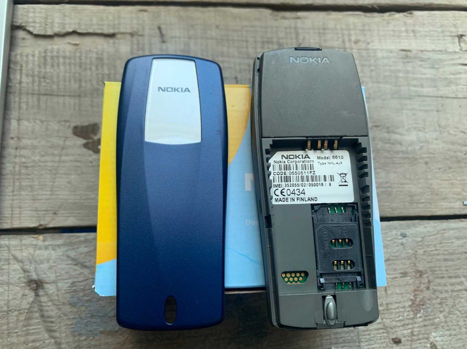 Телефон Nokia 6610  темно-синий | Новый в пленках