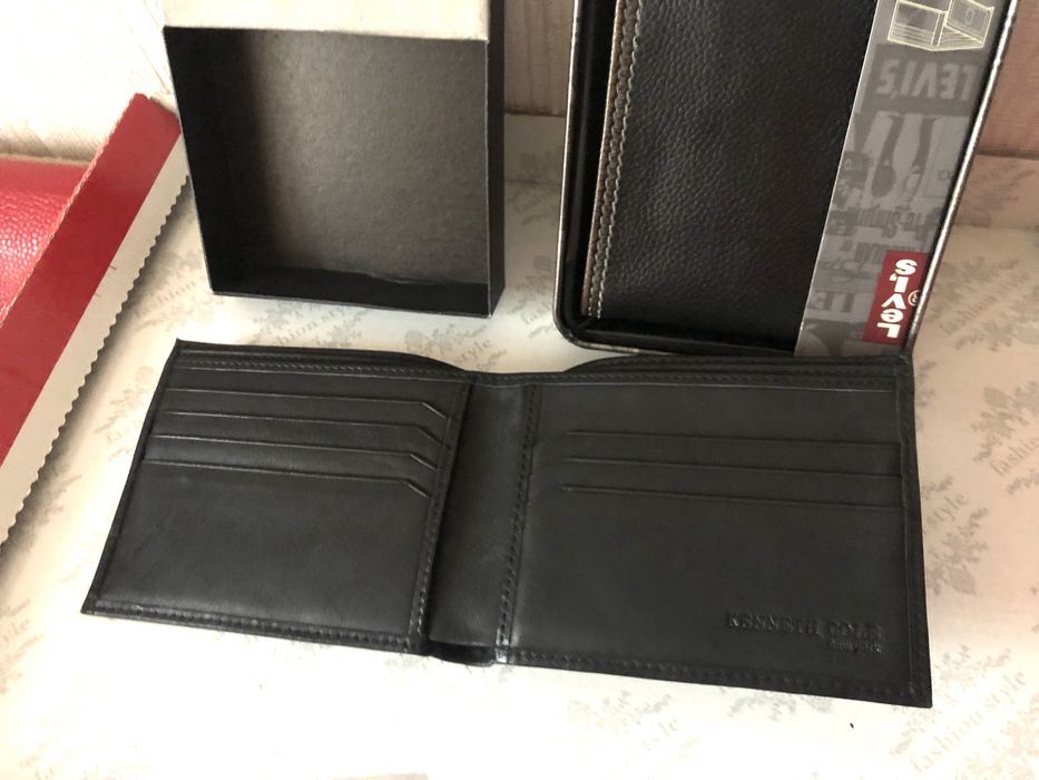 Шкіряні чоловічі гаманці, портмоне  Levi’s Індія  та Kenneth Cone