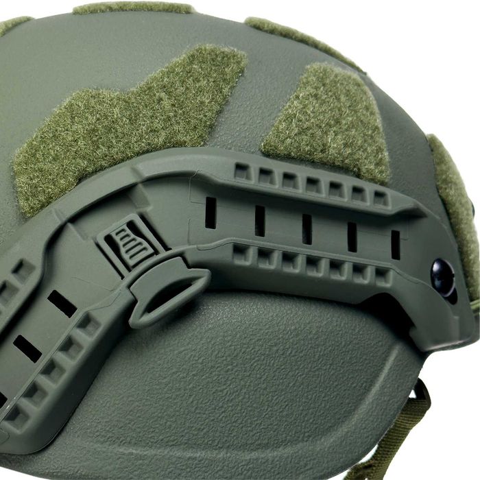 Новий шолом MICH 2000 Олива. Рівень захисту NIJ IIIA 1 клас ДСТУ.