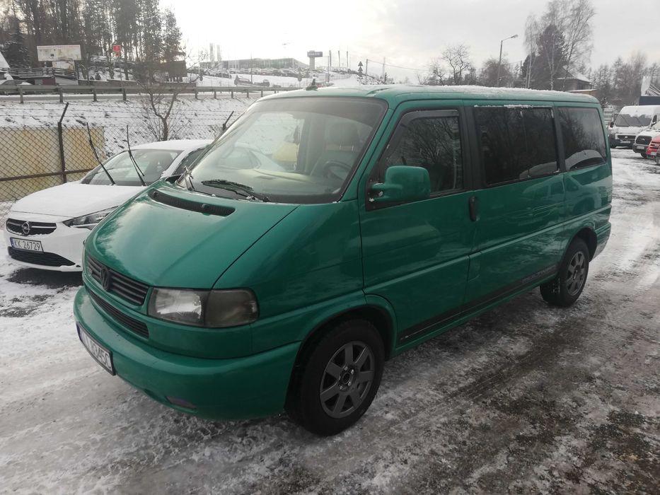 T4/2.5/TDI/102KM/MULTIVAN/7os/KLIMA/Nawiewy/Vebasto/Skóry/LIFT/OKAZJA!