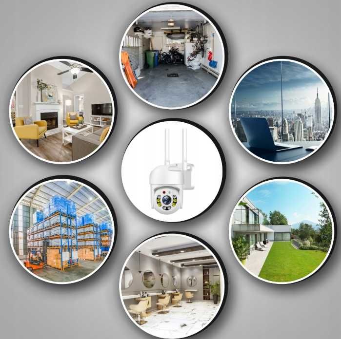 KAMERA WIFI SMART  obrotowa full hd 1080p 2mp zoom