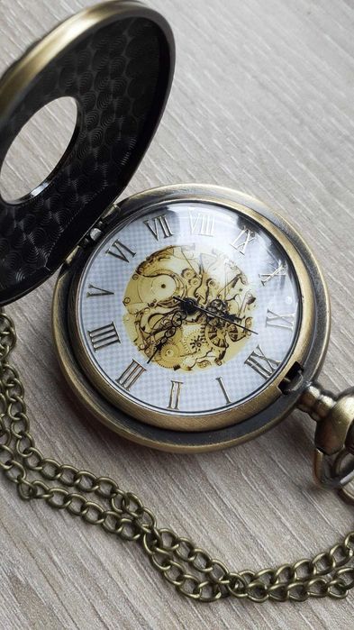 Relógio de bolso com corrente homem NOVO