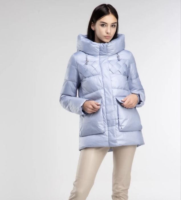 Пуховик SNOW-OWL блакитний S (42) DuPont-Sorona як новий