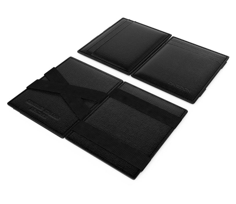 Portfel Męski Dardon Magic Wallet Skóra RFID Czarny
