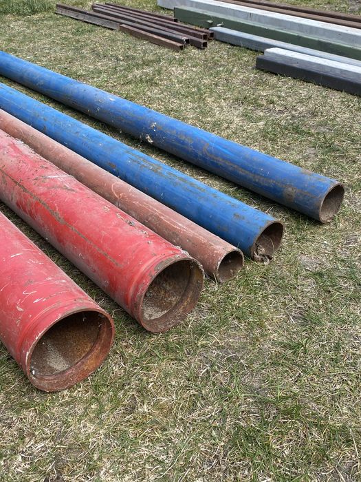 Rury metalowe na konstrukcje słupki płot ogrodzenie