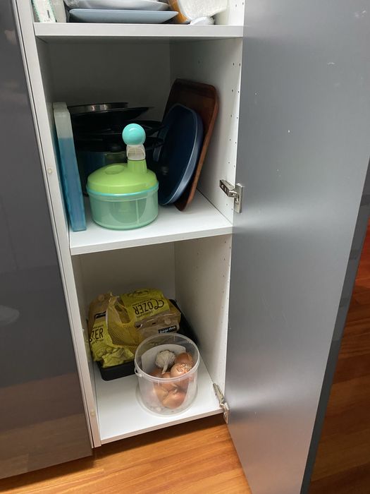 Armario cozinha METOD IKEA portas cinzentas