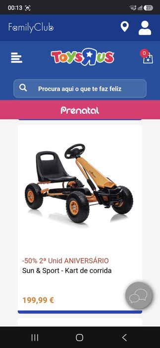 Kart de pedais toys urs