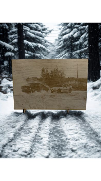 Grawer zdjęcia na sklejce – pamiątka, prezent personalizowany