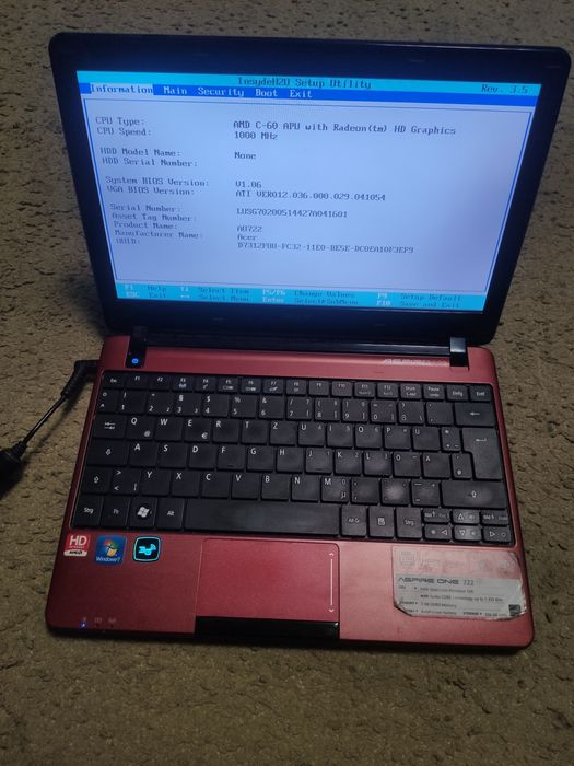 Acer Aspire One D270 D257 D255 722 es1-111m Asus x200m  X102B X553MA Dell 7480