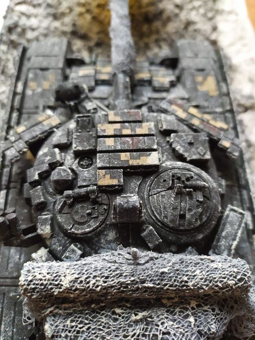 Діорама Т-64БВ в зимових умовах, масштаб 1:35