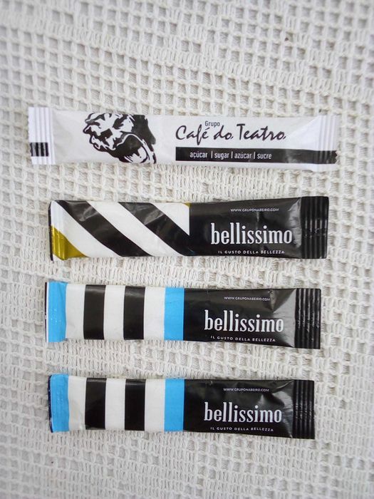 Pacotes de açúcar - Belíssimo / Café do Teatro